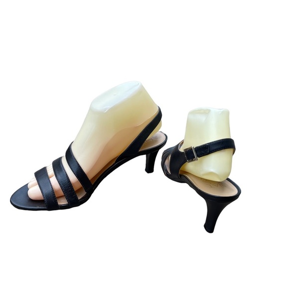 Naturalizer  Black Leather Upper Taimi‎ Dress Sandals Size: 8.5M - Picture 3 of 9